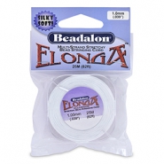 Hilo para enfilar 1.0mm Beadalon Elonga Blanco