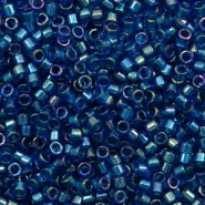 Abalorios Miyuki Delica's 11/0 Emerald lined cobalt AB DB-1763