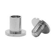 Fornituras DQ metálicas remaches a presión plata vieja (sin níquel)