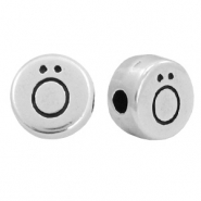 Abalorios letras metálicos DQ Ö Plata vieja (sin níquel)