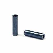 Abalorios Miyuki bugles 6mm Metallic gunmetal BGL2-451