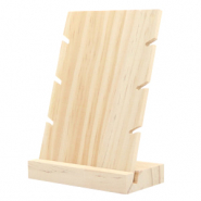 Expositor de joyer&iacute;a de madera para pulseras Natural (color madera natural)