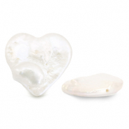 Perlas de agua dulce Blanco nacar