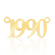 Colgantes/entrepieza de Acero Inox año 1990 Dorado