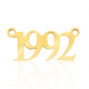 Colgantes/entrepieza de Acero Inox año 1992 Dorado