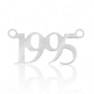 Colgantes/entrepieza de Acero Inox año 1995 Plateado