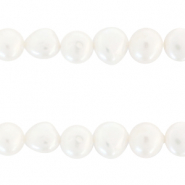 BQ Perlas de agua dulce nugget redondas 9mm Blanco natural