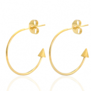 Pendientes Acero Inox criolla Dorado