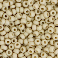 Rocalla Miyuki 8/0 Opaque glazed frosted moth wing beige 8-4691