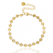 Pulseras acero inox jasseron Dorado