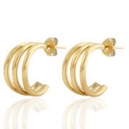 Pendientes Acero Inox criolla Dorado