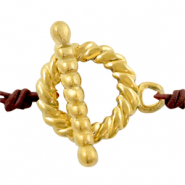 Fornituras Acero Inox cierre en forma de T Dorado