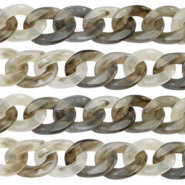 Cadena acrílico 22mm Gris