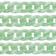 Cadena acrílico 22mm Verde