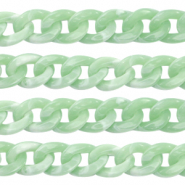 Cadena acrílico 19mm Verde