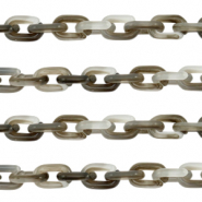 Cadena acrílico 15mm Gris