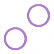 Anillo el&aacute;stico P&uacute;rpura