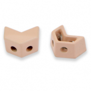 Abalorios Tile flecha Rosa empolvado