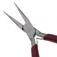 Beadsmith alicate de punta larga Rojo-plateado