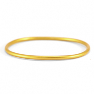 Pulsera imitaci&oacute;n Pan de Oro 3mm talla M Dorado Aspen