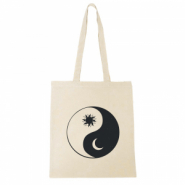 Bolsa de algodón Yin&Yang Beige crudo