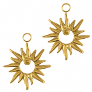 Colgantes Acero Inox estrella Dorado