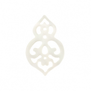 Colgantes concha especial bohemios Blanco (color natural)