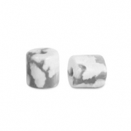 Piedras naturales Magnesita disco 2x2mm Marmól blanco