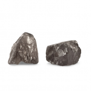 Abalorios de piedra natural en bruto Gris halcón