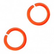 Fornituras de color anillas Naranja ne&oacute;n