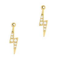 Colgantes Acero Inox rel&aacute;mpago Dorado