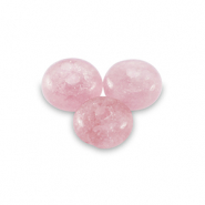 Piedras naturales ópalo rondeles 4mm Rosa claro