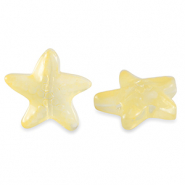 Abalorios de cristal estrella de mar Amarillo