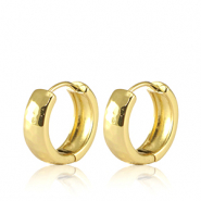 Metal TQ lat&oacute;n pendientes criolla Dorado