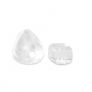 Abalorios acr&iacute;licos chips Transparente