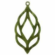 Colgantes de resina Verde musgo