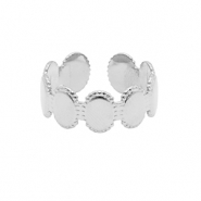 Anillos Acero Inox Plateado