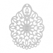 Colgantes Acero Inox bohemios Plateado