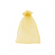 Bolso de organza 7x9cm Amarillo dorado