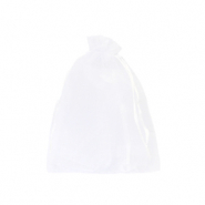 Bolso de organza 7x9cm Blanco
