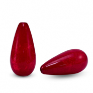 Abalorios Polaris Elements gota Polmo Rojo carmesí