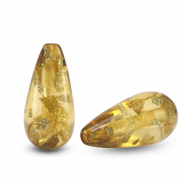 Abalorios Polaris Elements gota Tiffany Marrón nuez