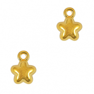 Colgantes metálicos DQ Dorado (sin níquel)