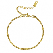 Pulseras Acero Inox Dorado