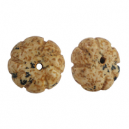 Piedras Naturales abalorios Cuarcita flor Marrón