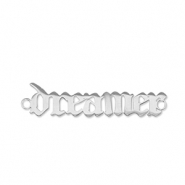 Colgantes Acero Inox entrepieza ''dreamer'' Plateado
