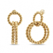 Pendientes Acero Inox criolla Dorado