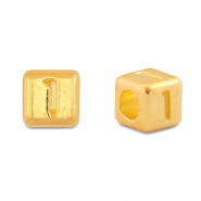 Abalorios letras met&aacute;licos DQ 1 Dorado (sin n&iacute;quel)