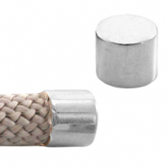 Terminal met&aacute;lica DQ &Oslash;10mm Plata vieja (sin n&iacute;quel)