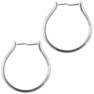 Anillo met&aacute;lico DQ (para abalorios) plata vieja (sin n&iacute;quel)